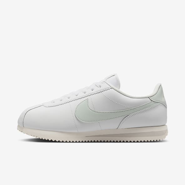 Nike cortez all white womens sales